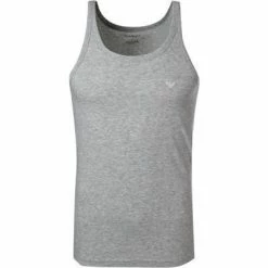 Auslauf 🛒 EMPORIO ARMANI Tank Top 2 Pack 111612/CC722/97120 Tanktops, Baumwolle, Schwarz-hellgrau, Schwarz-grau 🌟 -Wäsche Verkaufsladen 239867 norm3