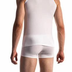 Budget 🥰 Olaf Benz RED1601 Sportshirt 107415/1000 Tanktop, Baumwoll-Stretch, Weiß, White 😀 -Wäsche Verkaufsladen 241636 norm2