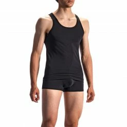 Top 10 👍 Olaf Benz RED1601 Sportshirt 107415/8000 Tanktop, Baumwoll-Stretch, Schwarz, Black 👏
