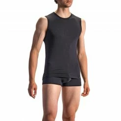 Angebote 🛒 Olaf Benz RED1601 Collegeshirt 107416/8000 Tanktop, Baumwoll-Stretch, Schwarz, Black 🤩