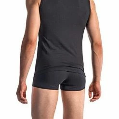 Angebote 🛒 Olaf Benz RED1601 Collegeshirt 107416/8000 Tanktop, Baumwoll-Stretch, Schwarz, Black 🤩 -Wäsche Verkaufsladen 241642 norm2