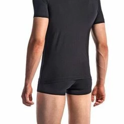 Billig 🔥 Olaf Benz RED1601 T-Shirt 107417/8000 Baumwoll-Stretch, Schwarz, Black ⭐ -Wäsche Verkaufsladen 241645 norm2