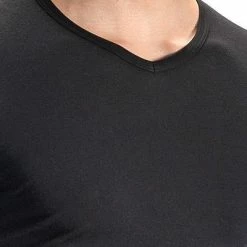 Aktion 🎁 Olaf Benz RED1601 V-Shirt 107418/8000 T-Shirt, Baumwoll-Stretch, Schwarz, Black 🧨 -Wäsche Verkaufsladen 241648 norm3