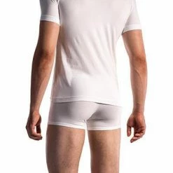 Großhandel 😍 Olaf Benz RED1601 V-Shirt (Low) 107419/1000 T-Shirt, Baumwoll-Stretch, Weiß, White 🔔 -Wäsche Verkaufsladen 241651 norm2