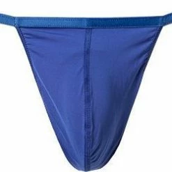 Blitzangebot ❤️ HOM Plumes G-String 359931/00BI Stringtanga, Mikrofaser-Stretch, Königsblau, Blue ✔️