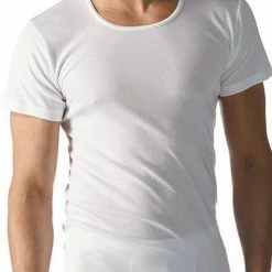 Schlussverkauf 💯 Mey CASUAL COTTON 👕 Shirt 1/2 Arm 49002/101 T-Shirt, Baumwolle, Weiß, White 🥰