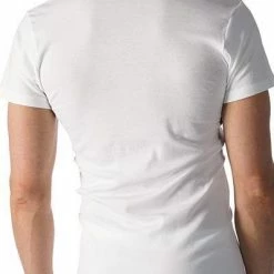 Billig 🥰 Mey CASUAL COTTON V-Neck 49007/101 T-Shirt, Baumwolle, Weiß, White 🎉 -Wäsche Verkaufsladen 243604 norm2