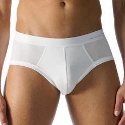 Billig 🔔 Mey CASUAL COTTON Men-Slip 49112/101 Baumwoll-Stretch, Weiß, White 🎁