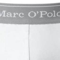 Billig 🥰 Marc O'Polo Shorts 3er Pack 154606/100 Trunks, Baumwoll-Stretch, Weiß, White 💯 -Wäsche Verkaufsladen 243963 norm2