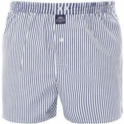 Brandneu 🛒 MC ALSON Boxer-Shorts 0241/blau-weiß Boxershorts, Baumwolle, Blau-weiß gestreift 👍