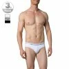 Neu 🔔 Polo Ralph Lauren Brief 3er Pack 714513423007 Slips, Baumwoll-Stretch, Weiß-hellgrau-schwarz, White-grey-black 🥰