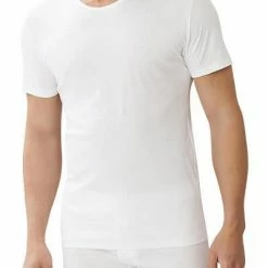 Bestpreis 😉 Zimmerli Sea Island 286 T-Shirt 286/1441/01 Sea Island Baumwolle mercerisiert, Weiß, White 🎁