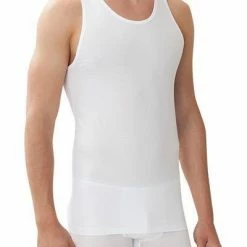 Blitzangebot 👍 Zimmerli Pure Comfort Tank Top 172/1460/01 Tanktop, Baumwoll-Stretch, Weiß, White 🔔