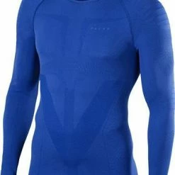 Neu ✔️ Falke Men Ergonomic Sport Langarm 👚 Shirt 39611/6451 Longsleeve, Tight Fit, Mikrofaser, Royalblau, Athletic blue 🔔