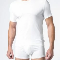 Schlussverkauf 👍 DEREK ROSE Micro Modal Crew-Neck 8007/ALEX001WHI T-Shirt, Micromodal-Mix, Weiß ❤️