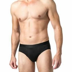 Am billigsten 😀 DEREK ROSE Pima Cotton Brief 8525/JACK001BLA Slip, Baumwoll-Stretch, Schwarz 💯