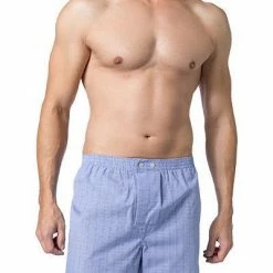Besorgen ✨ DEREK ROSE Classic Boxer Shorts 6000/FELS003BLU Boxershorts, Baumwolle, Dunkelblau-weiß kariert 🔔