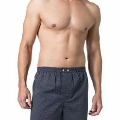 Brandneu 🎉 DEREK ROSE Classic Boxer Shorts 6000/PLAZ021NAV Boxershorts, Baumwolle, Nachtblau gepunktet 😍