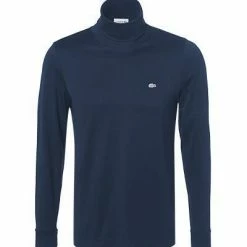 Schlussverkauf 🔥 LACOSTE Rollkragenshirt UH6928/166 Regular Fit, Baumwolle, Marine 🤩