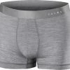 Billig ❤️ Falke Men Ergonomic Sport Boxer 33428/3757 Trunks, Regular Fit, Seide-Wolle, Heiigrau meliert, Grey 🧨