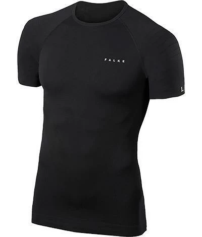 Budget 👏 Falke Men Ergonomic Sport T-Shirt 39613/3000 Tight Fit, Mikrofaser, Schwarz, Black ✨ 1 Budget 👏 Falke Men Ergonomic Sport T-Shirt 39613/3000 Tight Fit, Mikrofaser, Schwarz, Black ✨