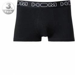 Bester Verkauf ⌛ HOM Boxerlines Boxer Briefs 3er Pack 400387/V001 Trunks, Baumwoll-Stretch, Schwarz, Black 😉
