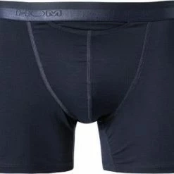 Aktion 🔥 HOM HO1 Long Boxer Brief 359519/00RA Trunk mit Eingriff, Baumwolle, Nachtblau, Navy 😉