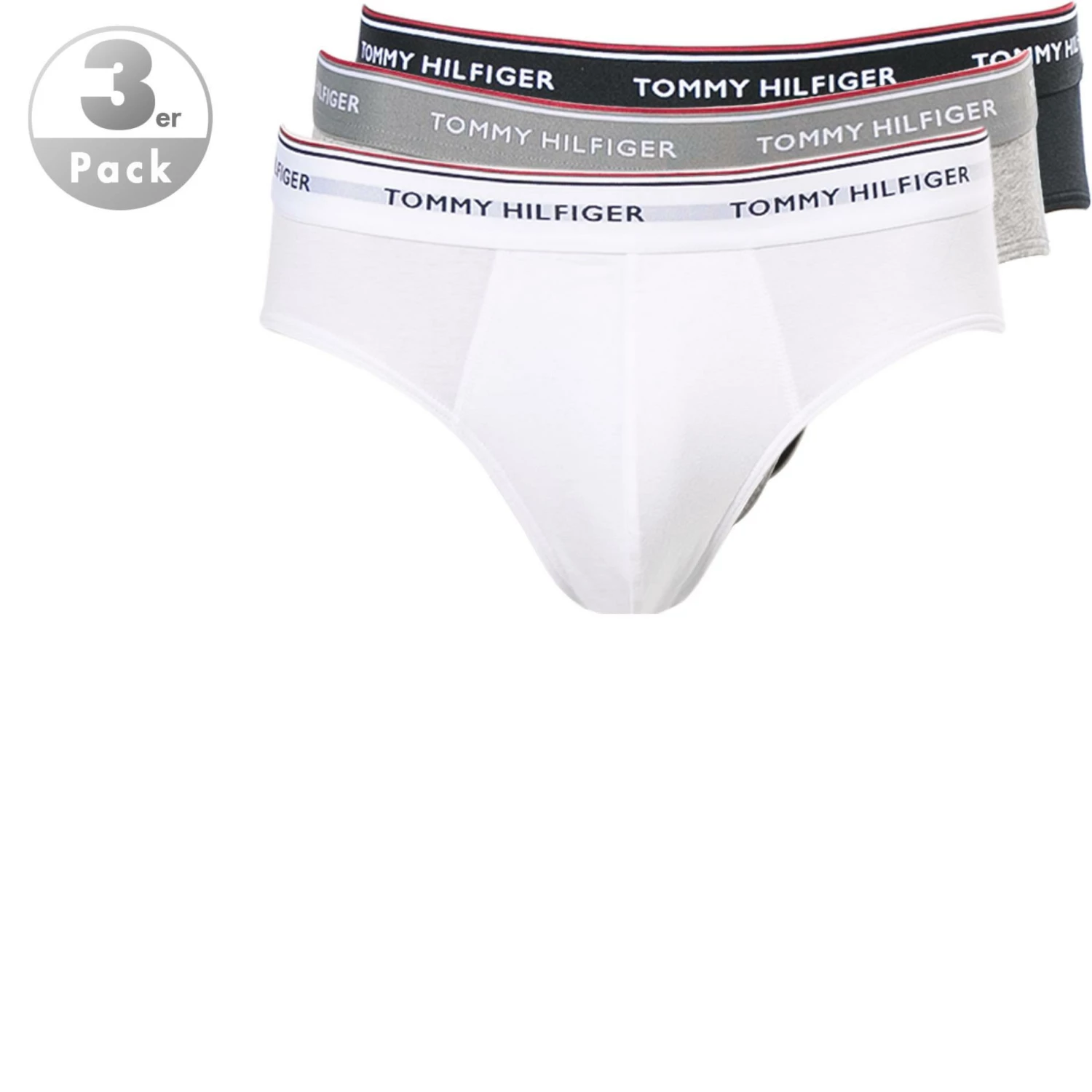 Bestpreis ✔️ Tommy Hilfiger Brief 3er Pack 1U87903766/004 Slip, Baumwoll-Stretch, Weiß-schwarz-grau, Schwarz-grau-weiß ⌛ 1 Bestpreis ✔️ Tommy Hilfiger Brief 3er Pack 1U87903766/004 Slip, Baumwoll-Stretch, Weiß-schwarz-grau, Schwarz-grau-weiß ⌛