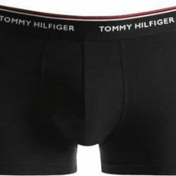 Am billigsten 😀 Tommy Hilfiger Trunks 3er Pack 1U87903842/004 Baumwoll-Stretch, Weiß-schwarz-grau, Schwarz-grau-weiß 💯 -Wäsche Verkaufsladen 261246 norm3