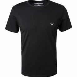 Neu ✔️ EMPORIO ARMANI Crew Neck 2 Pack 111267/CC717/03320 T-Shirts, Baumwolle, Grau-schwarz, Schwarz-grau 🔔 -Wäsche Verkaufsladen 262741 norm3