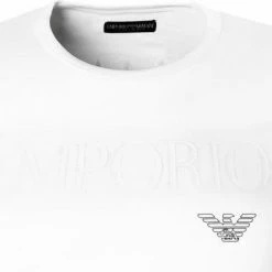 Besorgen ⭐ EMPORIO ARMANI Crew Neck 111035/CC716/00010 T-Shirt, Baumwolle, Weiß 😀 -Wäsche Verkaufsladen 266930 norm3