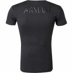 Bestpreis 💯 EMPORIO ARMANI Crew Neck 111035/CC716/00020 T-Shirt, Baumwolle, Schwarz 😍 -Wäsche Verkaufsladen 266931 norm3
