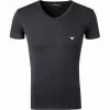 Schlussverkauf 💯 EMPORIO ARMANI V-Neck 110810/CC735/00020 T-Shirt, Baumwolle, Schwarz 🥰