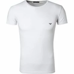 Schlussverkauf ✨ EMPORIO ARMANI Crew Neck 111035/CC735/00010 T-Shirt, Baumwolle, Weiß 😀