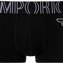 Bester Verkauf 👍 EMPORIO ARMANI Trunk 111866/CC735/00020 Baumwoll-Stretch, Schwarz ⭐