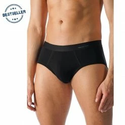Bestes Angebot 👏 Mey CASUAL COTTON Men-Slip 49112/123 Pima Baumwoll-Stretch, Schwarz, Black 🧨
