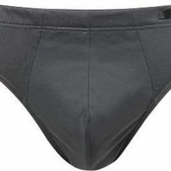 Budget 🔥 HOM Premium Cotton Mini Briefs 400287/00ZU Slip, Mercerisierte Baumwolle, Grau, Grey 😍