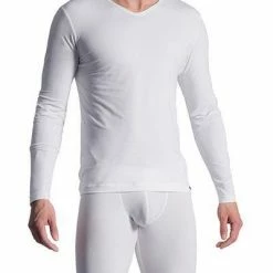 Budget 🔔 Olaf Benz RED1601 Longshirt 107421/1000 Longsleeve, Baumwolle, Weiß, White 🛒