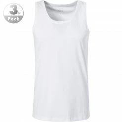 Bestes Angebot 🎉 BOSS Tank Top 3er Pack 50325387/100 Tanktops, Baumwolle, Weiß, White 👏