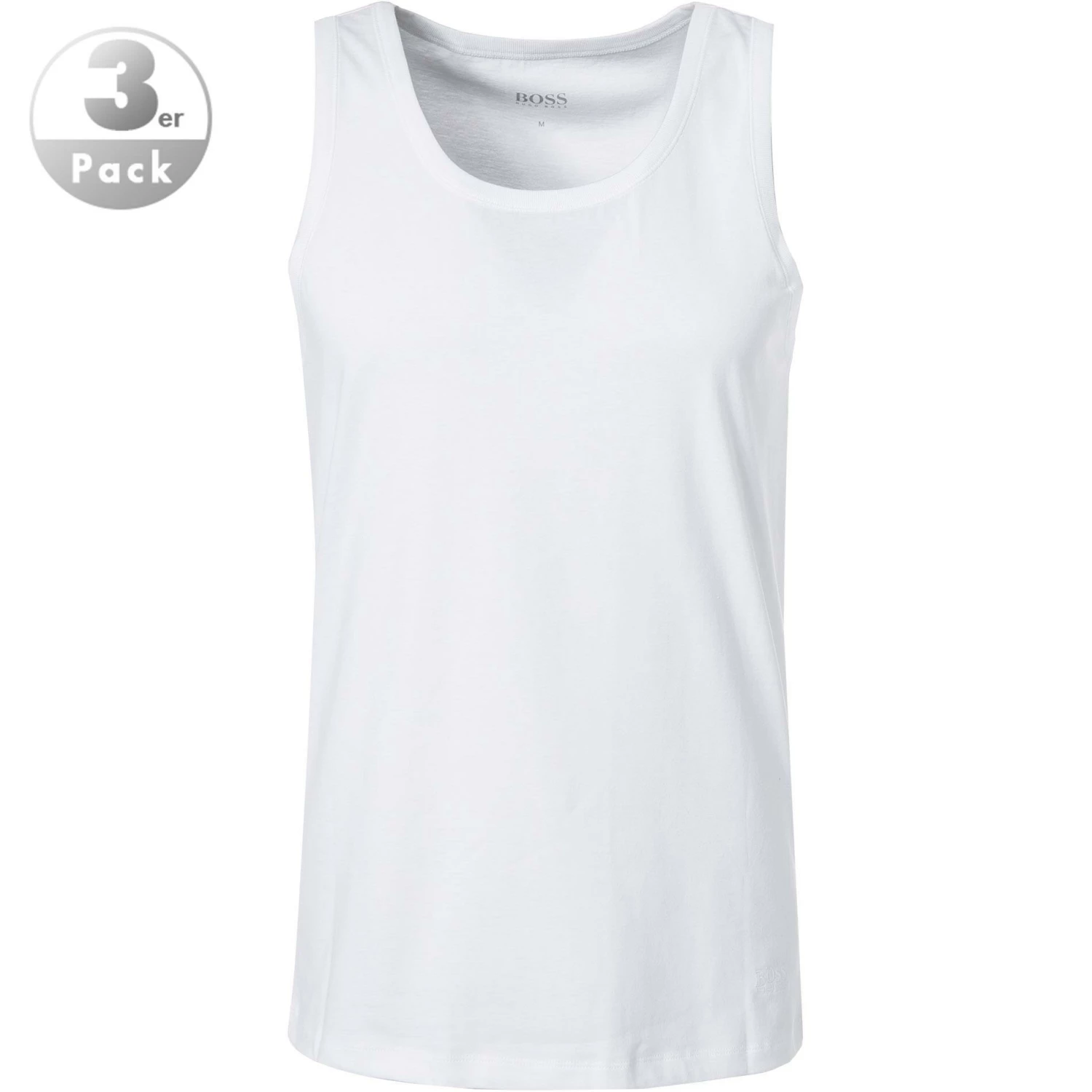 Bestes Angebot 🎉 BOSS Tank Top 3er Pack 50325387/100 Tanktops, Baumwolle, Weiß, White 👏 1 Bestes Angebot 🎉 BOSS Tank Top 3er Pack 50325387/100 Tanktops, Baumwolle, Weiß, White 👏