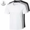 Neu 👍 BOSS T-Shirt RN 3er Pack 50325388/999 T-Shirts, Baumwolle, Schwarz-weiß-grau, Assorted 👍