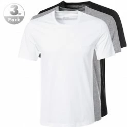 Neu 👍 BOSS T-Shirt RN 3er Pack 50325388/999 T-Shirts, Baumwolle, Schwarz-weiß-grau, Assorted 👍