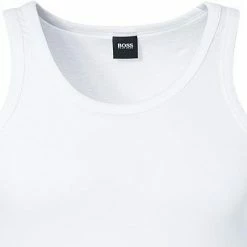 Auslauf 🧨 BOSS Tank Top 2er Pack 50325406/100 Tanktops, Baumwoll-Stretch, Weiß, White 🤩 -Wäsche Verkaufsladen 273052 norm2
