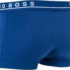 Schlussverkauf 🌟 BOSS Trunk 3er Pack 50325403/487 Trunks, Baumwolle, Navy-azur-anthrazit, Open blue 🧨 -Wäsche Verkaufsladen 273056 norm4