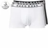 Bester Verkauf ⭐ BOSS Trunk 3er Pack 50325403/999 Trunks, Baumwolle, Schwarz-weiß-grau meliert, Assorted 😍