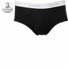 Neu 🤩 Calvin Klein Underwear Calvin Klein COTTON STRETCH 3er Pack NB1398A/001 Slips, Baumwolle, Schwarz ❤️