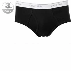 Neu 🤩 Calvin Klein Underwear Calvin Klein COTTON STRETCH 3er Pack NB1398A/001 Slips, Baumwolle, Schwarz ❤️