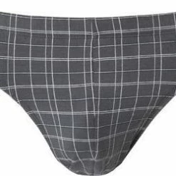 Bestpreis 🎁 Schiesser day and night Supermini 159628/203 Slip, Baumwolle, Grau-weiß kariert, Anthrazit ⌛