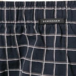 Schlussverkauf 🌟 Schiesser day and night Boxershorts 159612/803 Baumwolle, Navy kariert, Dunkelblau 😍 -Wäsche Verkaufsladen 283678 norm3