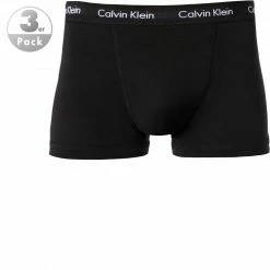 Am billigsten 🧨 Calvin Klein Underwear Calvin Klein COTTON STRETCH 3er Pack U2662G/XWB Trunks, Baumwolle, Schwarz 🎉